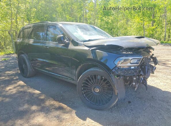 1C4RDJDGXPC614362 2023 DODGE DURANGO Черный Передняя правая четверть