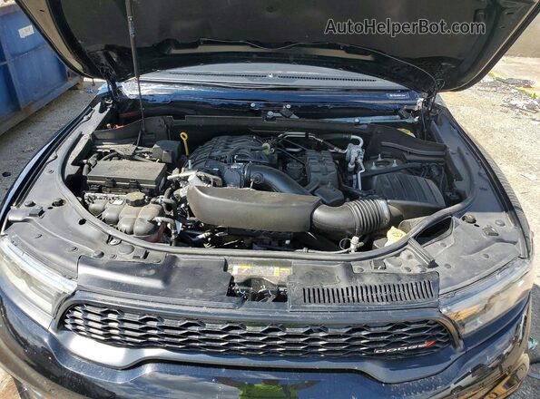 1C4RDJDGXRC119579 2024 DODGE DURANGO Black ძრავის განყოფილების ხედი