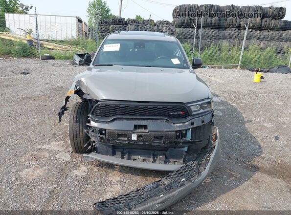 1C4RDJDGXSC539784 2025 DODGE DURANGO Gray Вид щитка приладів
