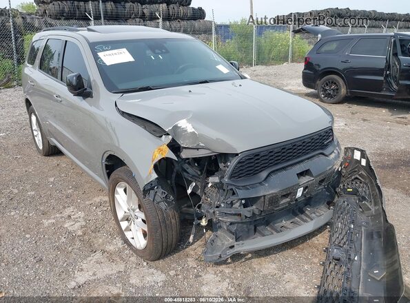 1C4RDJDGXSC539784 2025 DODGE DURANGO Gray Вид спереду