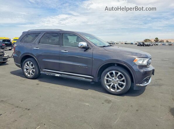 1C4RDJEG0GC346968 2016 DODGE DURANGO Charcoal Przód prawy