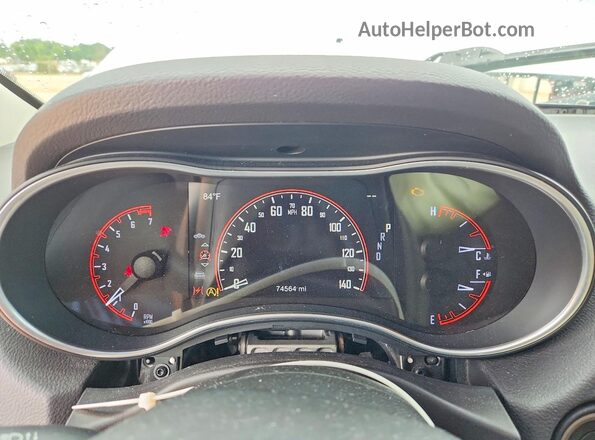 1C4RDJEG0JC219256 2018 DODGE DURANGO White Vista del cuadro de instrumentos