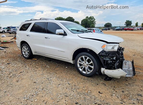 1C4RDJEG0JC219256 2018 DODGE DURANGO White Delantero derecho