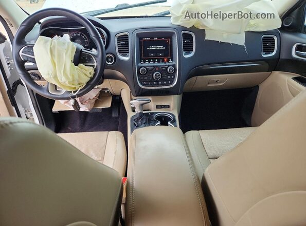 1C4RDJEG0JC219256 2018 DODGE DURANGO White Vista del salpicadero