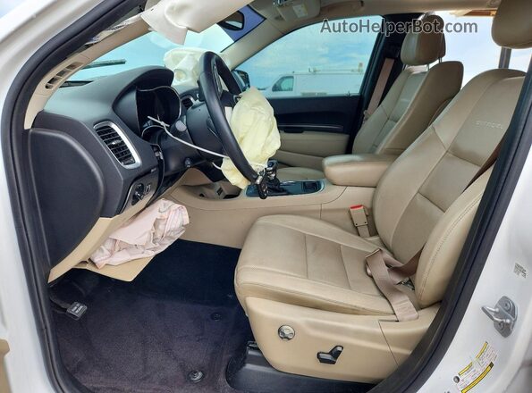 1C4RDJEG0JC219256 2018 DODGE DURANGO White Vista interior delantera