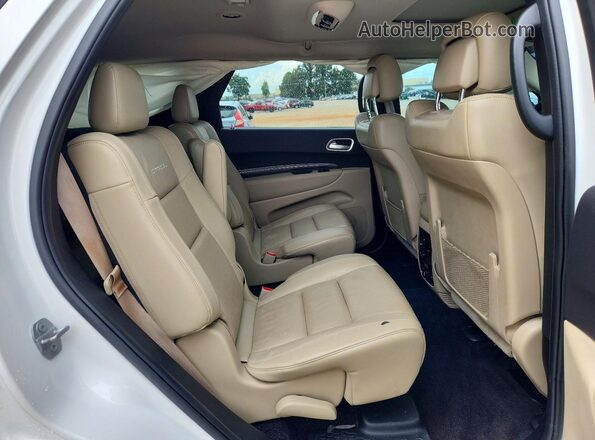 1C4RDJEG0JC219256 2018 DODGE DURANGO White Vista interior trasera