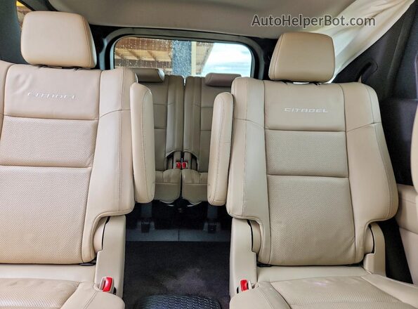 1C4RDJEG0JC219256 2018 DODGE DURANGO White Vista de los asientos traseros