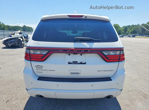 1C4RDJEG1HC601337 2017 DODGE DURANGO White უკანა ხედი