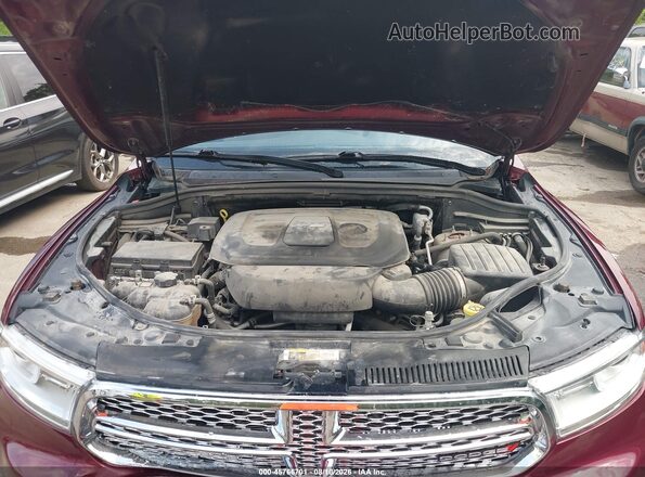 1C4RDJEG1JC201784 2018 DODGE DURANGO Красный Вид сзади