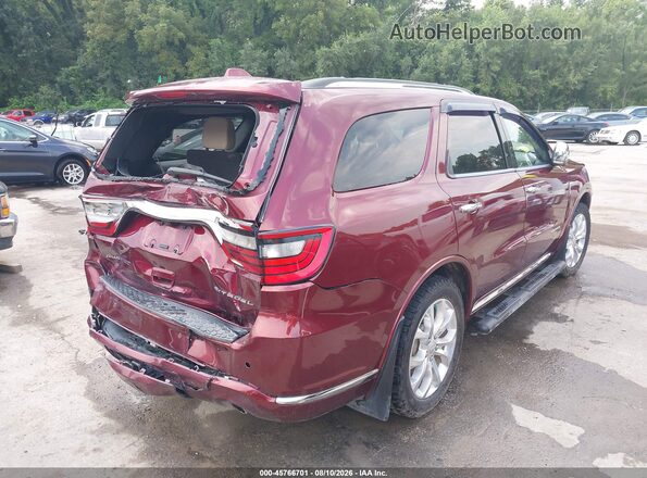 1C4RDJEG1JC201784 2018 DODGE DURANGO Красный Задняя правая четверть