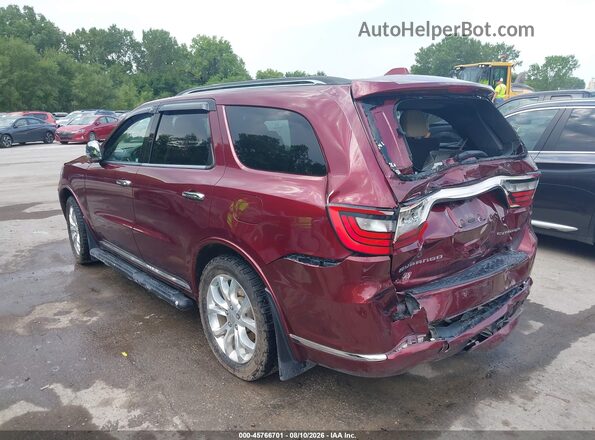 1C4RDJEG1JC201784 2018 DODGE DURANGO Красный Задняя левая четверть