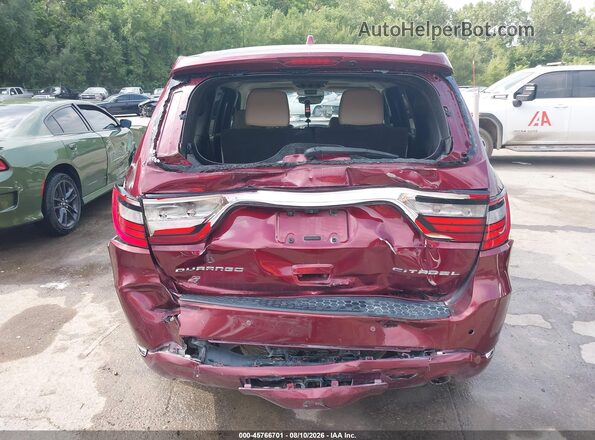 1C4RDJEG1JC201784 2018 DODGE DURANGO Красный Вид спереди