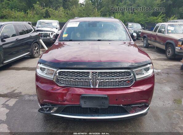 1C4RDJEG1JC201784 2018 DODGE DURANGO Красный Вид задней части салона