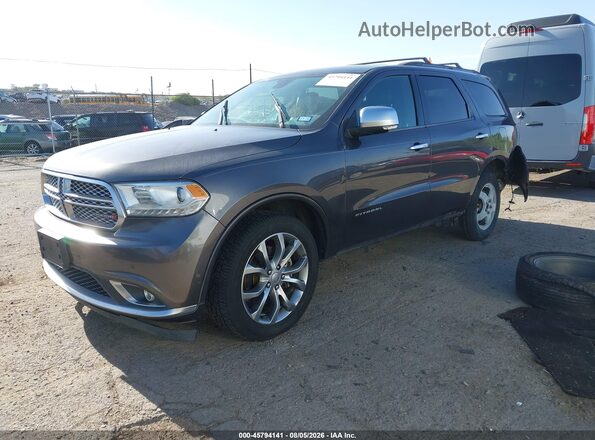 1C4RDJEG3JC101069 2018 DODGE DURANGO Gray Передня ліва чверть