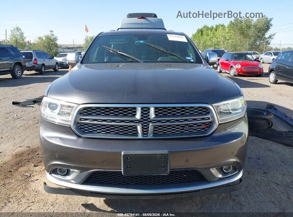 1C4RDJEG3JC101069 2018 DODGE DURANGO Gray Вид задньої частини салону