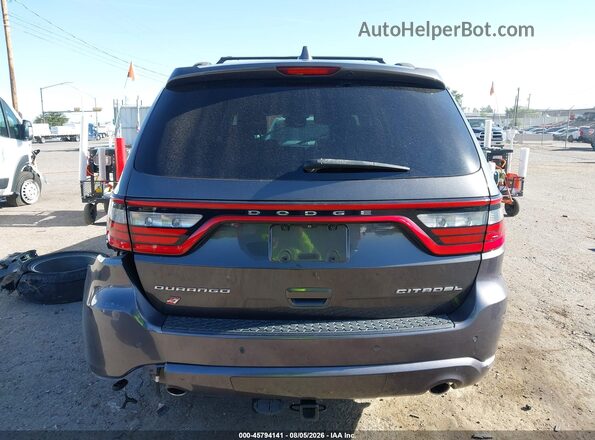 1C4RDJEG3JC101069 2018 DODGE DURANGO Gray 