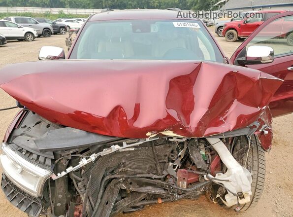1C4RDJEG5HC638813 2017 DODGE DURANGO Maroon Widok komory silnika