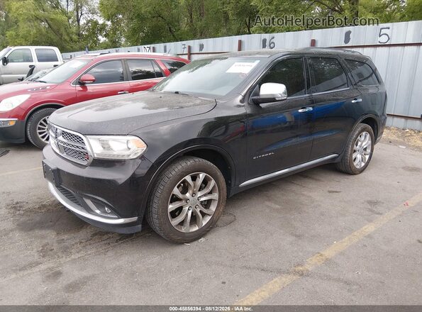 1C4RDJEG6GC468038 2016 DODGE DURANGO Черный Передняя левая четверть
