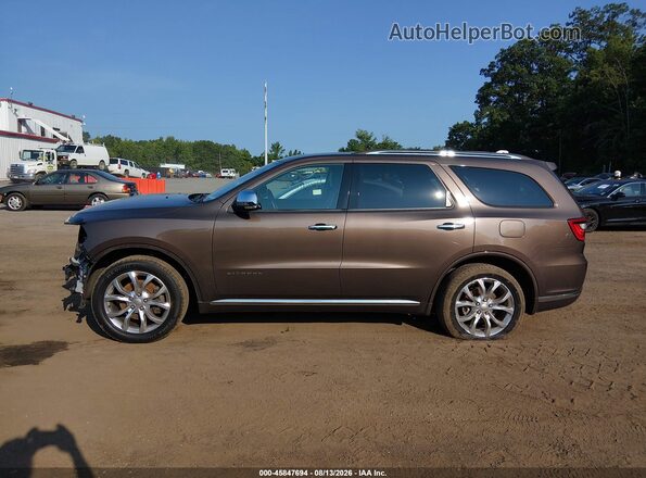 1C4RDJEG7JC161713 2018 DODGE DURANGO Brown 
