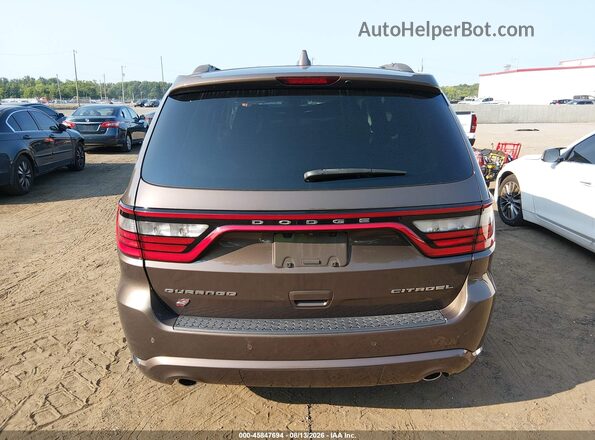 1C4RDJEG7JC161713 2018 DODGE DURANGO Brown 