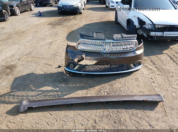 1C4RDJEG7JC161713 2018 DODGE DURANGO Brown Vista del cuadro de instrumentos
