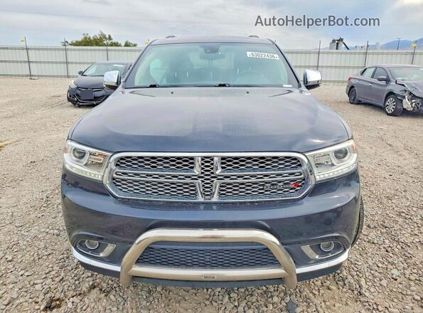 1C4RDJEG8GC446168 2016 DODGE DURANGO Gray Widok z przodu