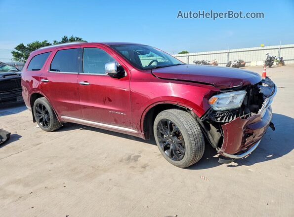 1C4RDJEG8JC262257 2018 DODGE DURANGO Maroon Delantero derecho