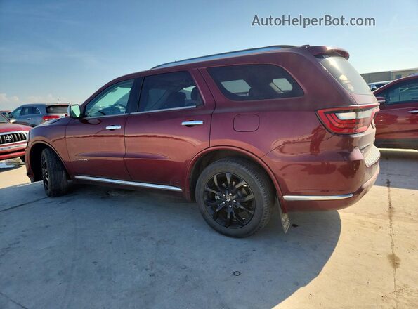 1C4RDJEG8JC262257 2018 DODGE DURANGO Maroon Trasero izquierdo