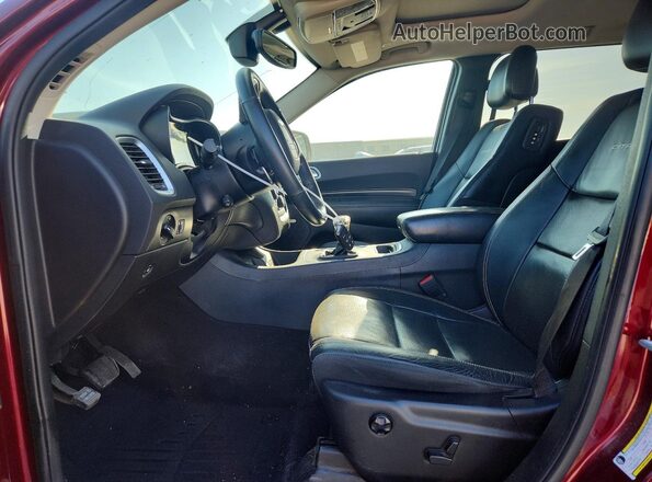 1C4RDJEG8JC262257 2018 DODGE DURANGO Maroon Vista interior delantera