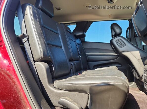 1C4RDJEG8JC262257 2018 DODGE DURANGO Maroon Vista interior trasera