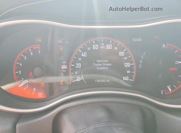 1C4RDJEG9LC106571 2020 DODGE DURANGO Белый Вид щитка приборов