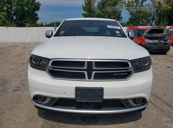 1C4RDJEG9LC106571 2020 DODGE DURANGO Белый Вид спереди