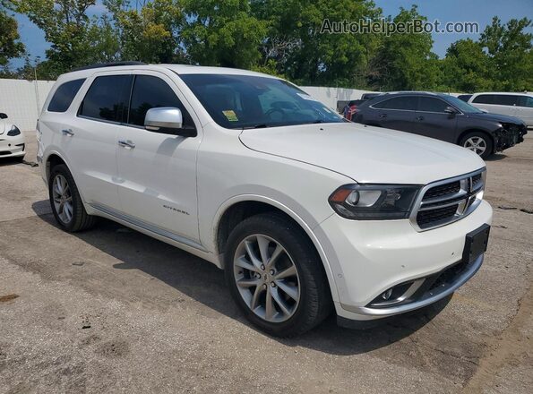 1C4RDJEG9LC106571 2020 DODGE DURANGO Белый Передняя правая четверть