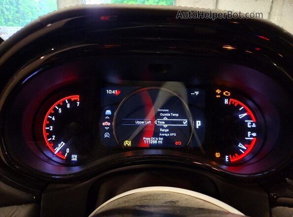 1C4RDJEG9MC643359 2021 DODGE DURANGO Black Vista del cuadro de instrumentos