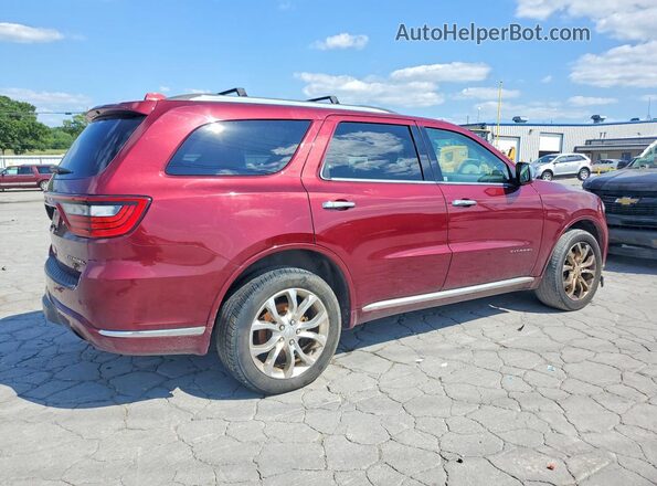1C4RDJEGXHC950853 2017 DODGE DURANGO Maroon Tył prawy