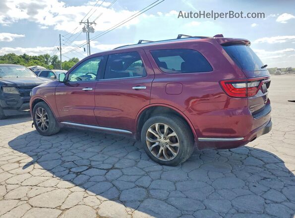 1C4RDJEGXHC950853 2017 DODGE DURANGO Maroon Tył lewy
