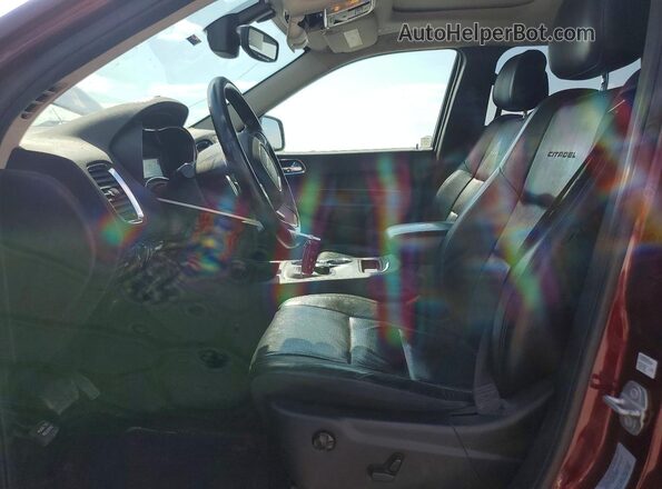 1C4RDJEGXHC950853 2017 DODGE DURANGO Maroon Widok wnętrza z przodu