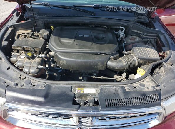 1C4RDJEGXHC950853 2017 DODGE DURANGO Maroon Widok komory silnika