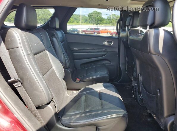 1C4RDJEGXHC950853 2017 DODGE DURANGO Maroon Widok wnętrza z tyłu