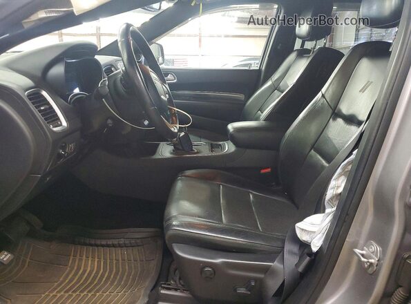 1C4RDJEGXJC443313 2018 DODGE DURANGO Black Front interior view