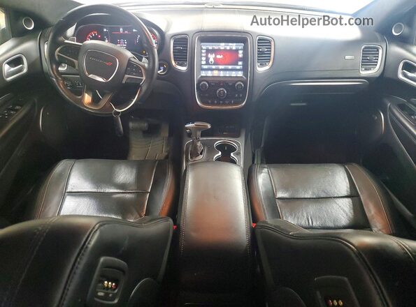 1C4RDJEGXJC443313 2018 DODGE DURANGO Black Dashboard view