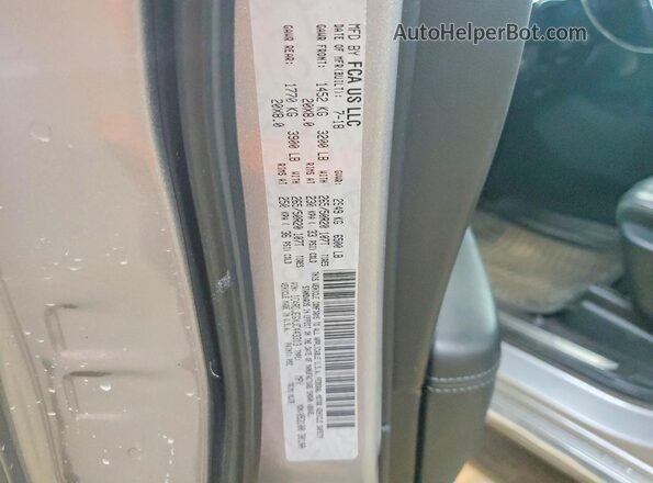 1C4RDJEGXJC443313 2018 DODGE DURANGO Black VIN sticker view