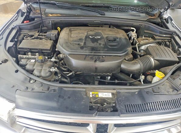 1C4RDJEGXJC443313 2018 DODGE DURANGO Black Engine compartment view