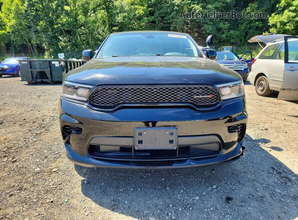 1C4RDJFG1MC847507 2021 DODGE DURANGO Black Widok z przodu