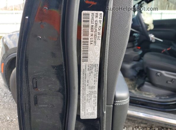 1C4RDJFG1SC511871 2025 DODGE DURANGO Black VIN sticker view
