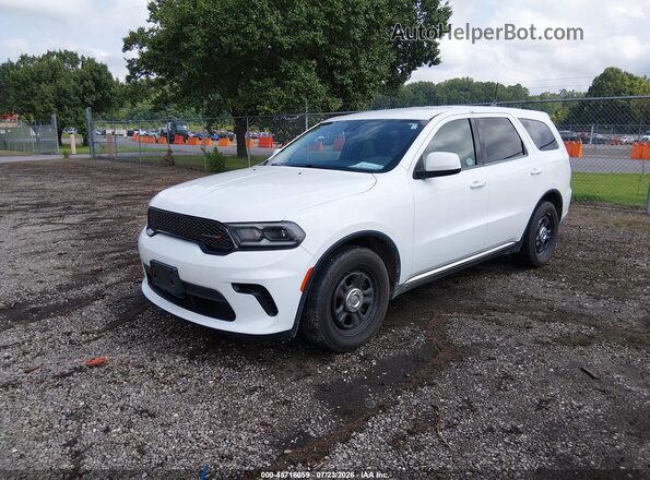 1C4RDJFG3MC723254 2021 DODGE DURANGO Белый Передняя левая четверть