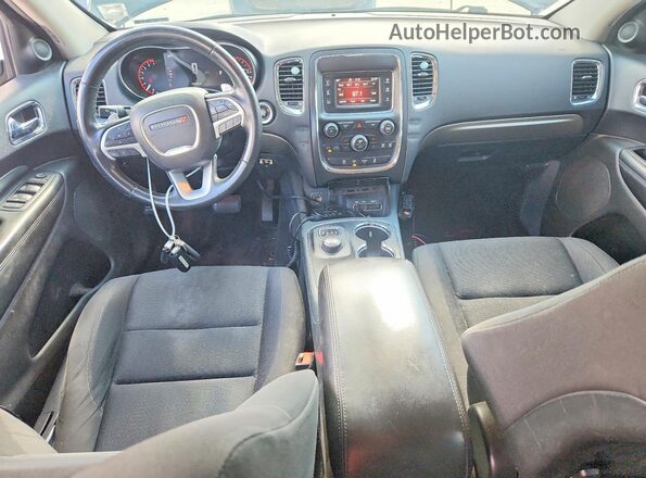 1C4RDJFG4HC918222 2017 DODGE DURANGO Black Вид панелі приладів