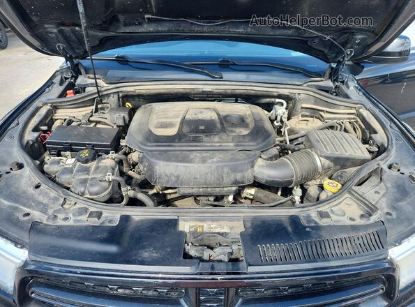 1C4RDJFG4HC918222 2017 DODGE DURANGO Black Вид задньої частини салону