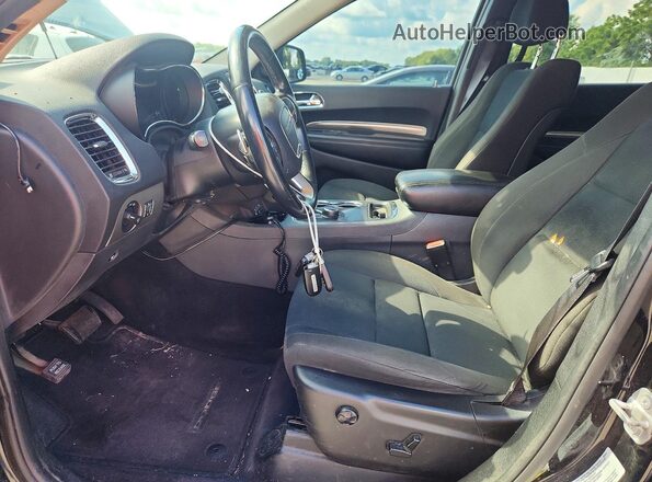 1C4RDJFG4HC918222 2017 DODGE DURANGO Black Вид салону спереду