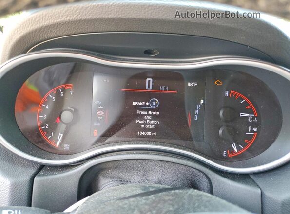 1C4RDJFG5KC625419 2019 DODGE DURANGO Black Vista del cuadro de instrumentos